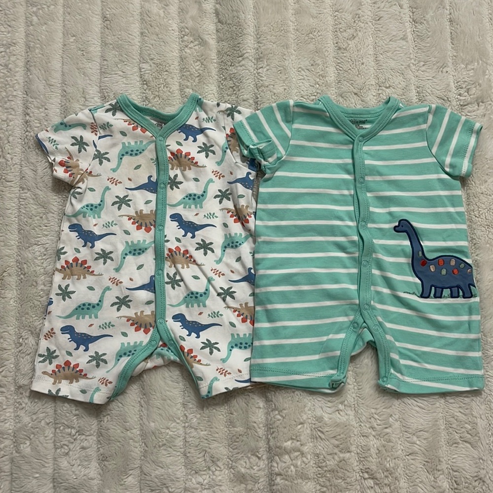 Baby Boy Dino One Piece Bundle